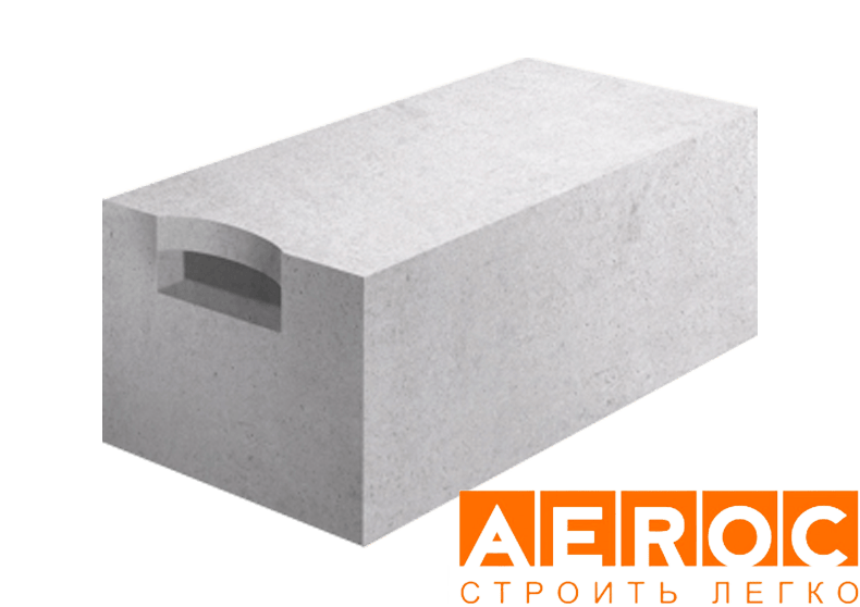 Газобетон Aeroc D400 625х200х250 мм