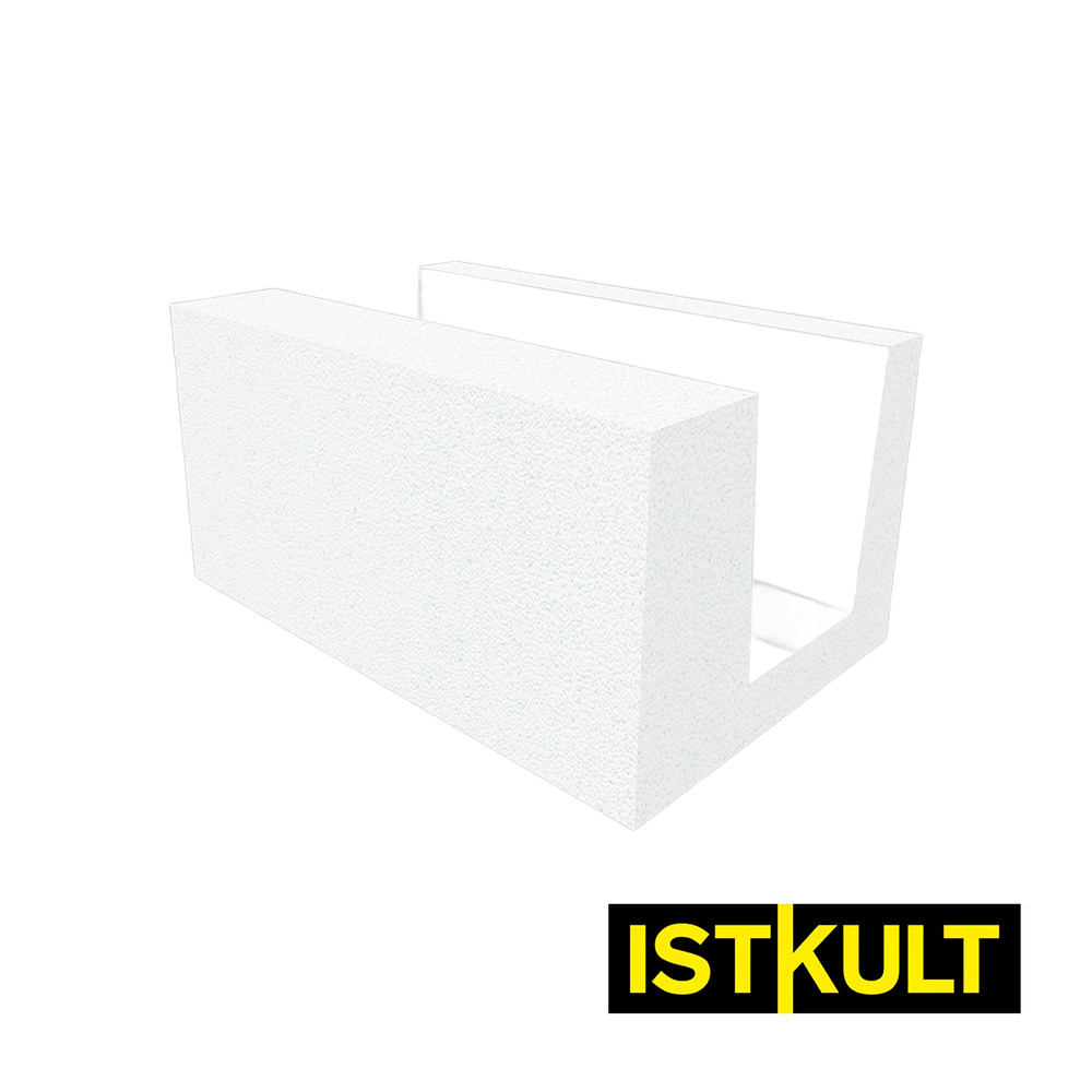 Газобетонный U-блок ISTKULT 625х400х200 мм