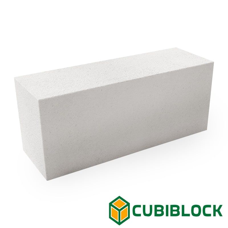 Газобетонный блок стеновой Cubi Block D500 625х250х250 B3.5